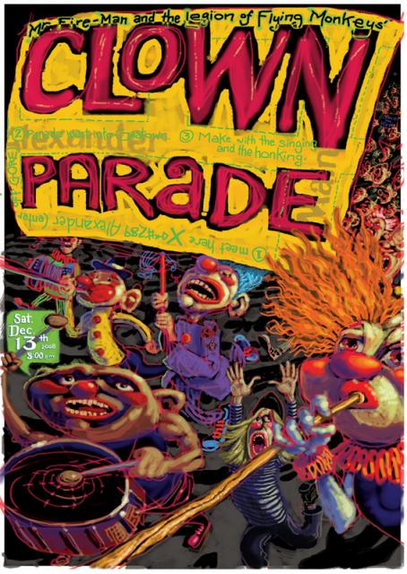 Clown Parade Poster